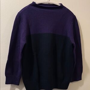 J. Crew Purple and Black women’s Sweater - NWT - 100% wool
